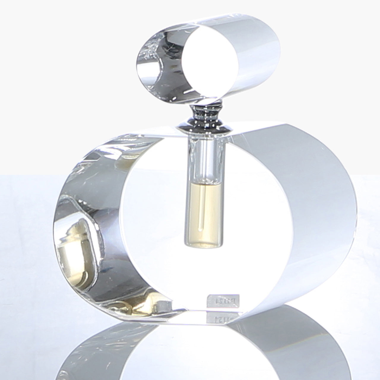 Large Oval Crystal Decorative Perfume Bottle