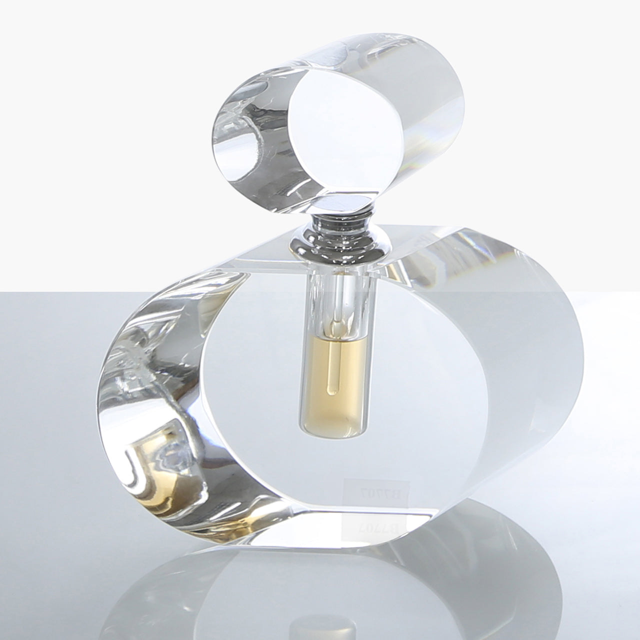 Medium Oval Crystal Decorative Perfume Bottle