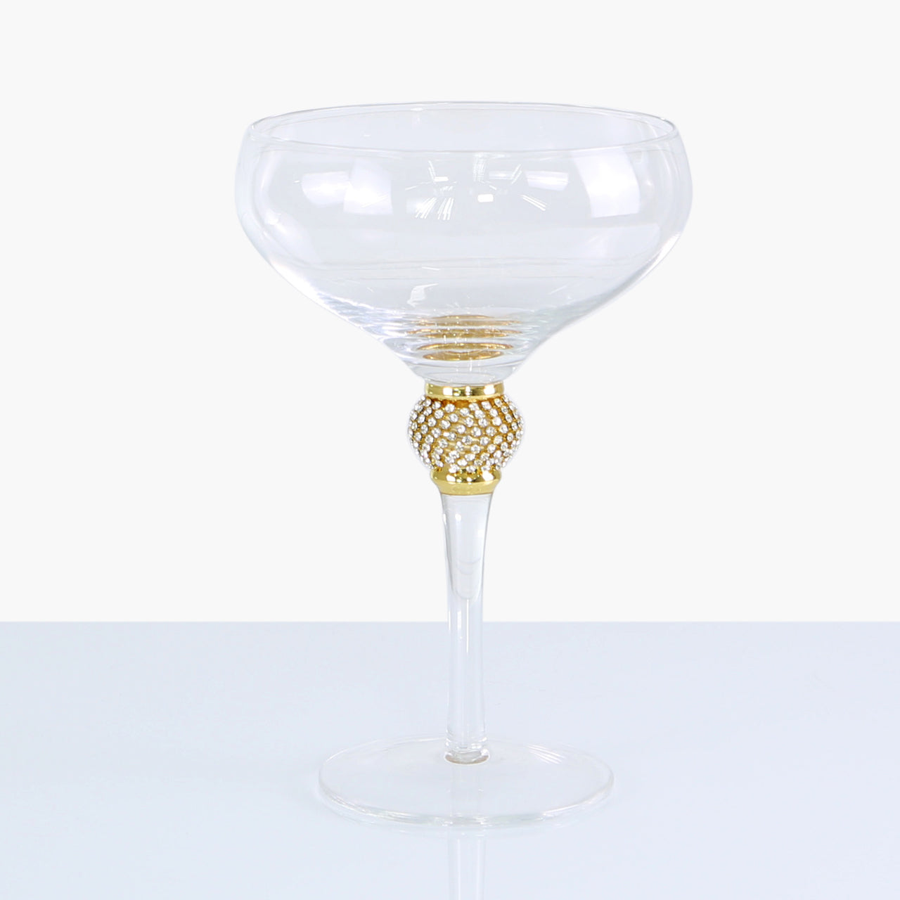 Milano Champagne Saucer Gold