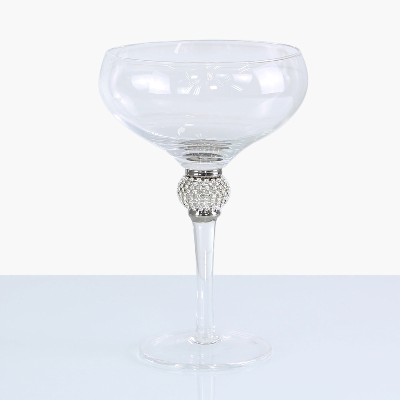 Milano Champagne Saucer Silver