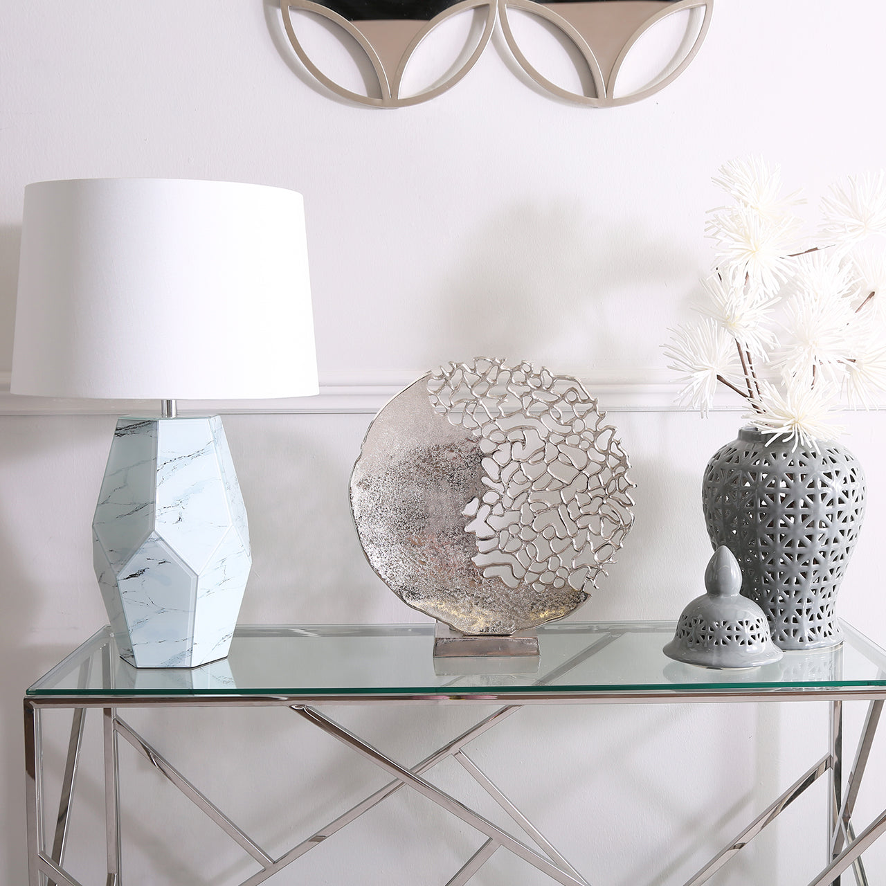 44cm Coral Decoration On Base Nickel