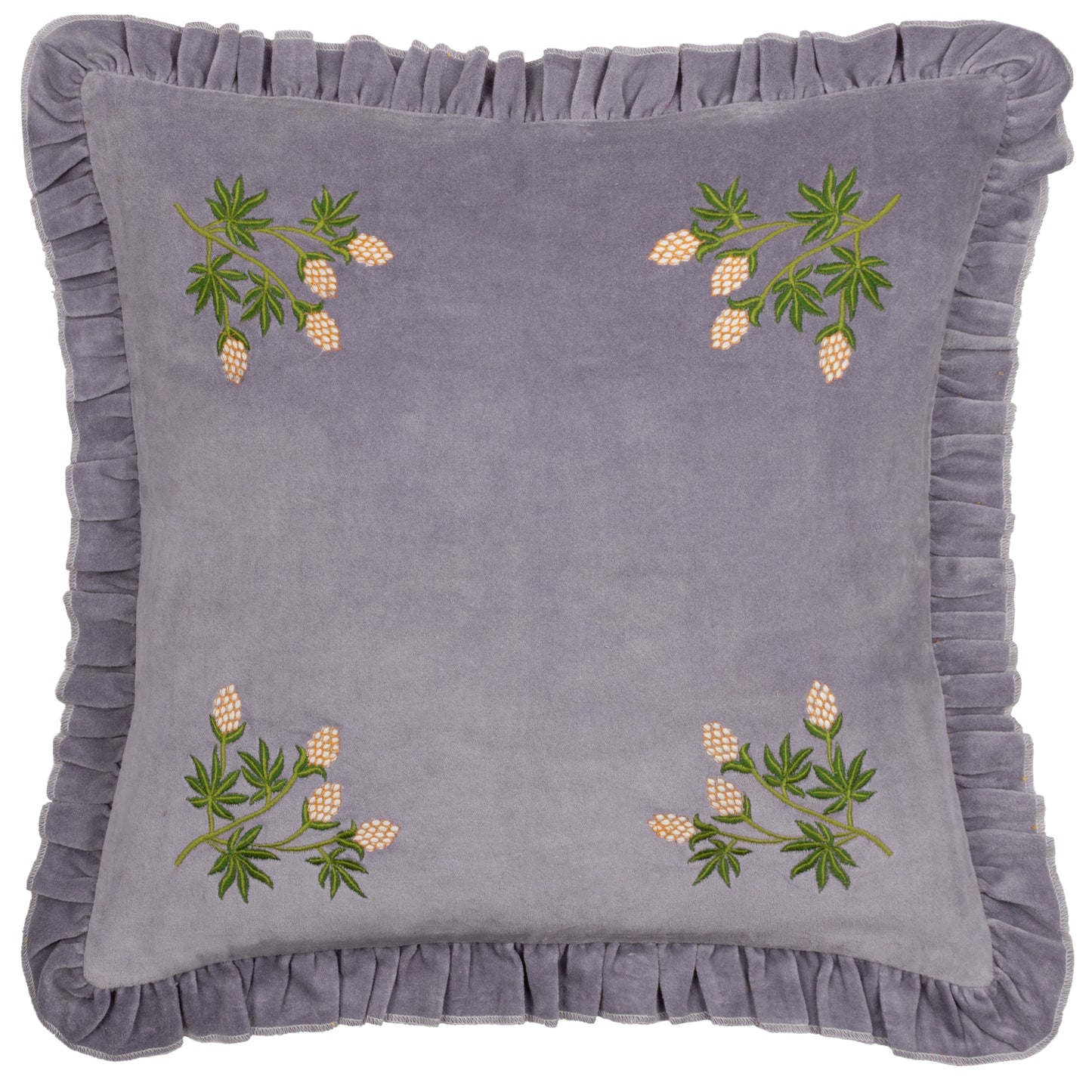 HETTIE 45X45 FEATHER FILLED CUSHION LILAC