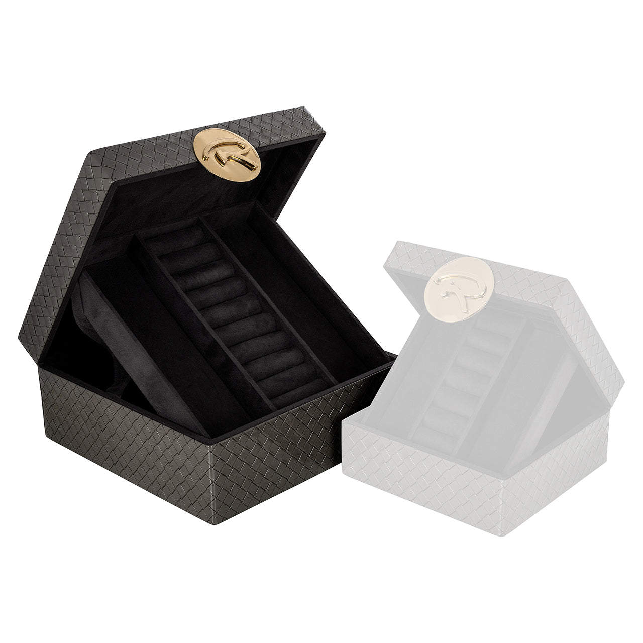 Jewellery box Rosaly big antracite (Antraciet)- Richmond Interiors