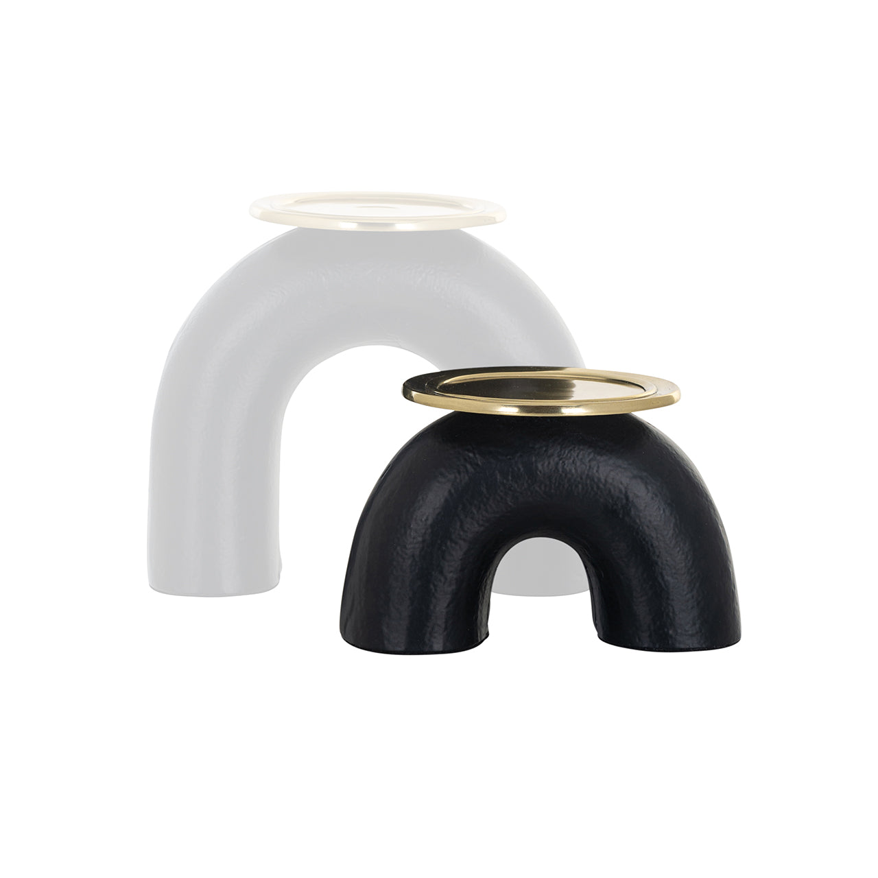 Candle holder Femke small (Black/gold)- Richmond Interiors