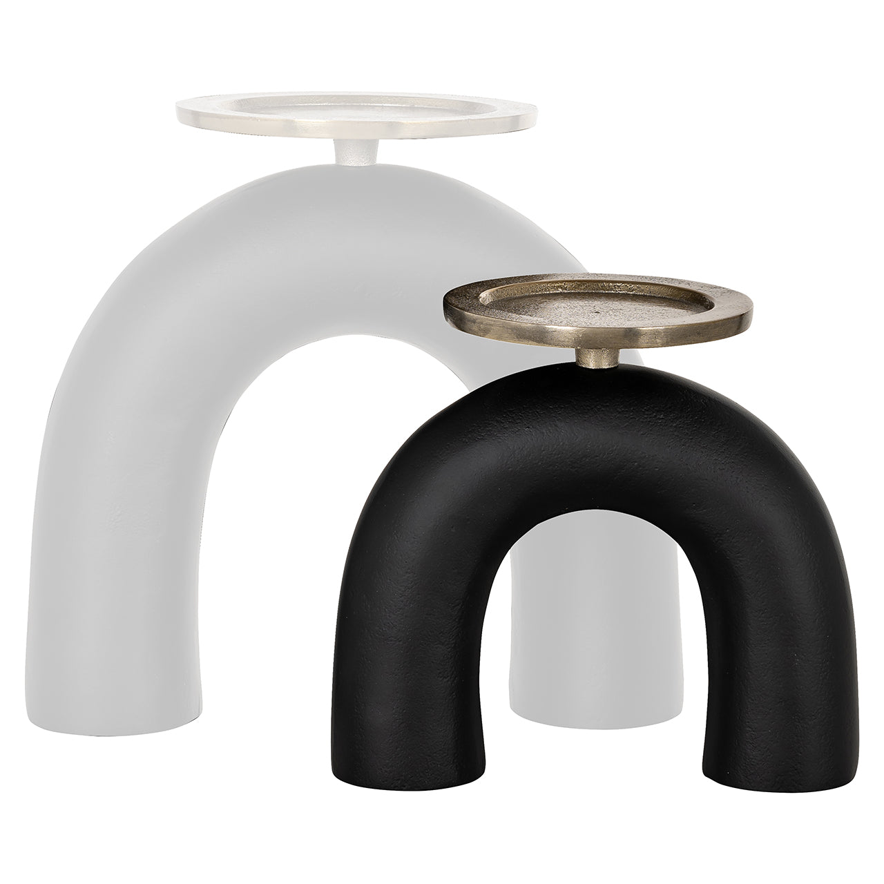 Candle holder Livi small (Black/gold)- Richmond Interiors