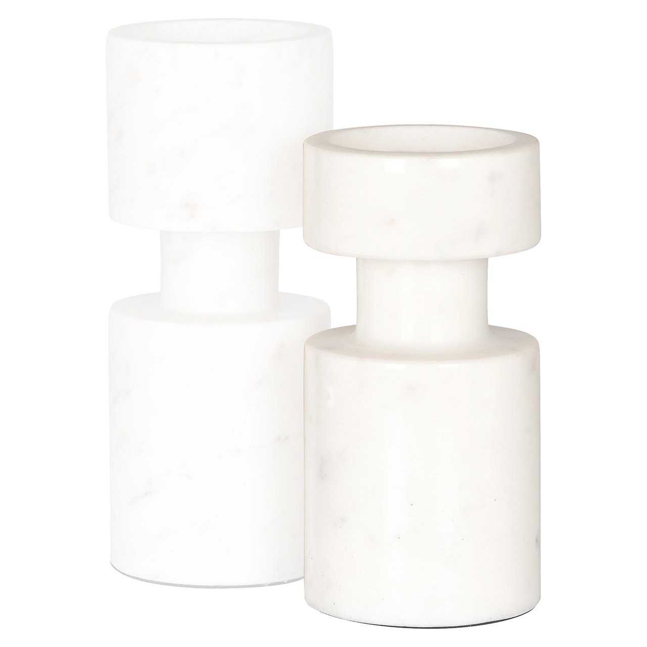 Candle holder Melle small (White)- Richmond Interiors