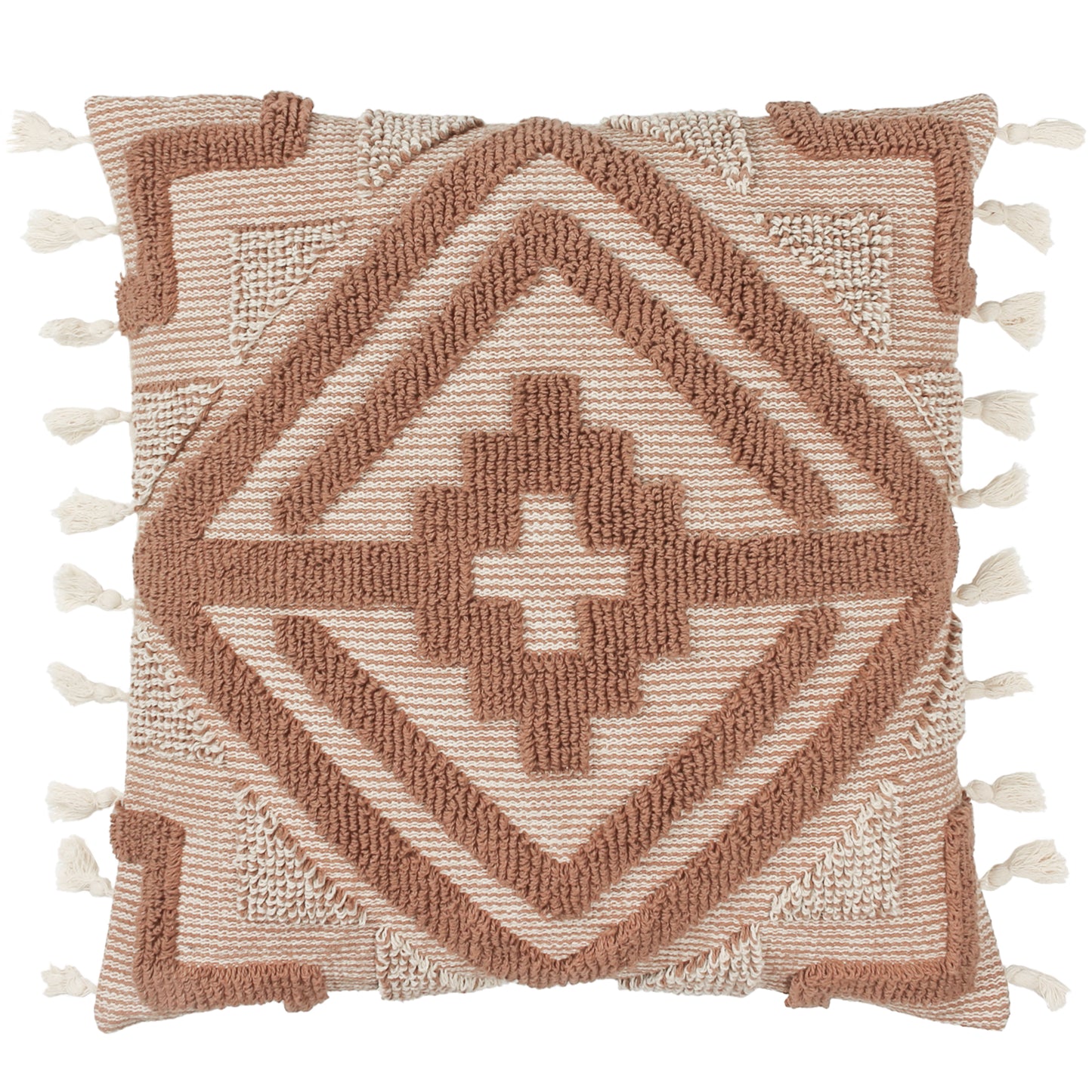 KALAI 45X45 FEATHER FILLED CUSHION CINNAMON