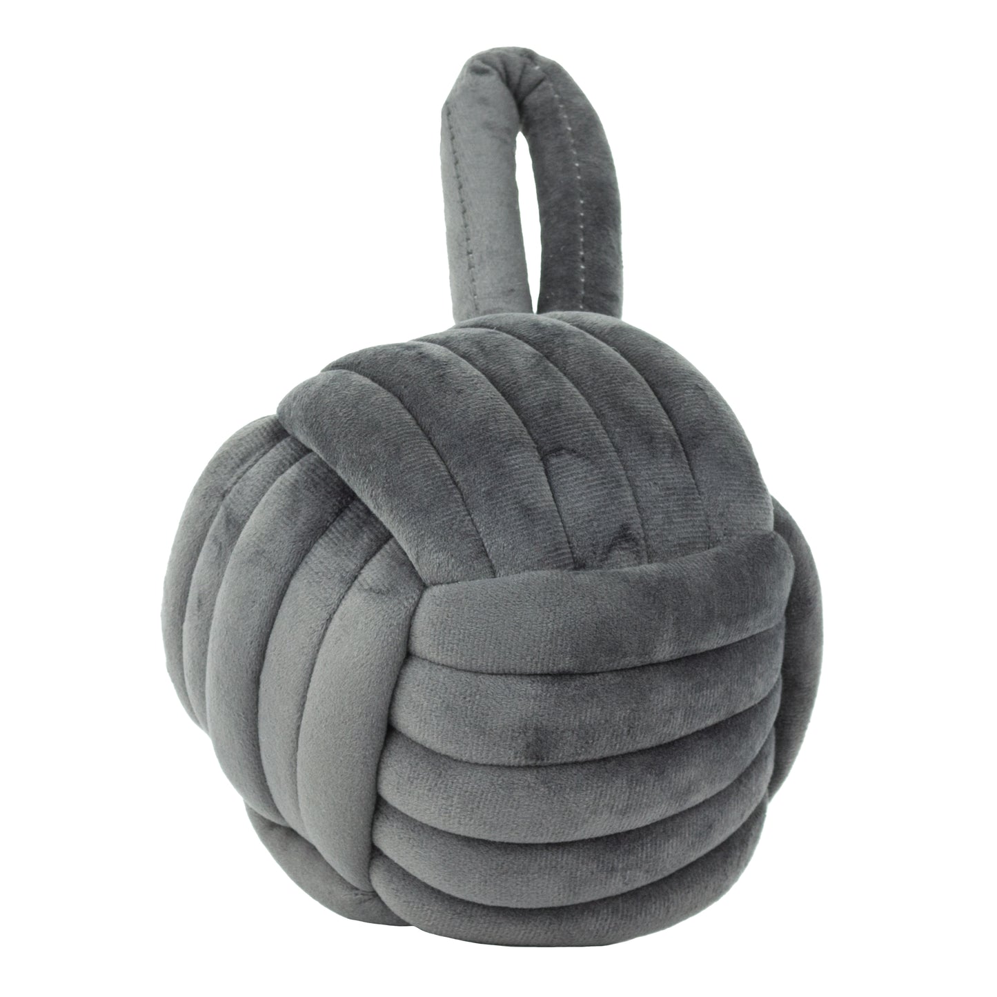 KNOT DOORSTOP CHARCOAL