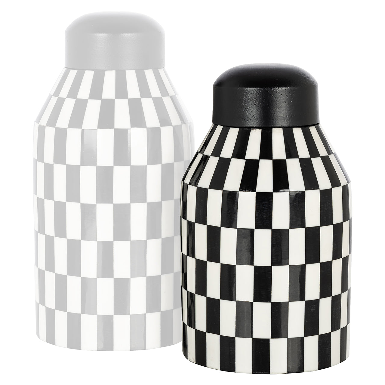 Jar Malou small (Black/white)- Richmond Interiors