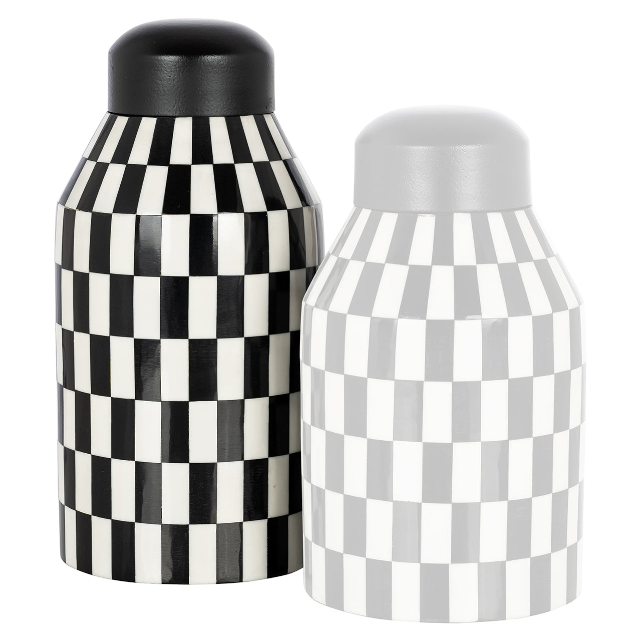 Jar Malou big (Black/white)- Richmond Interiors