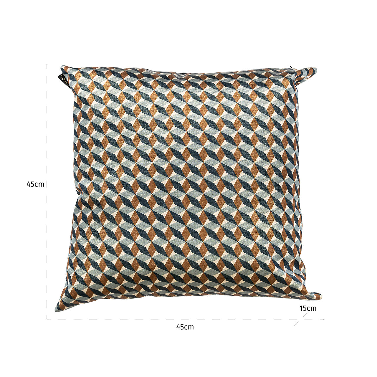 Cushion Vivienne 50x50 (Geo Shape 7021 Space Donna BT24004)- Richmond Interiors