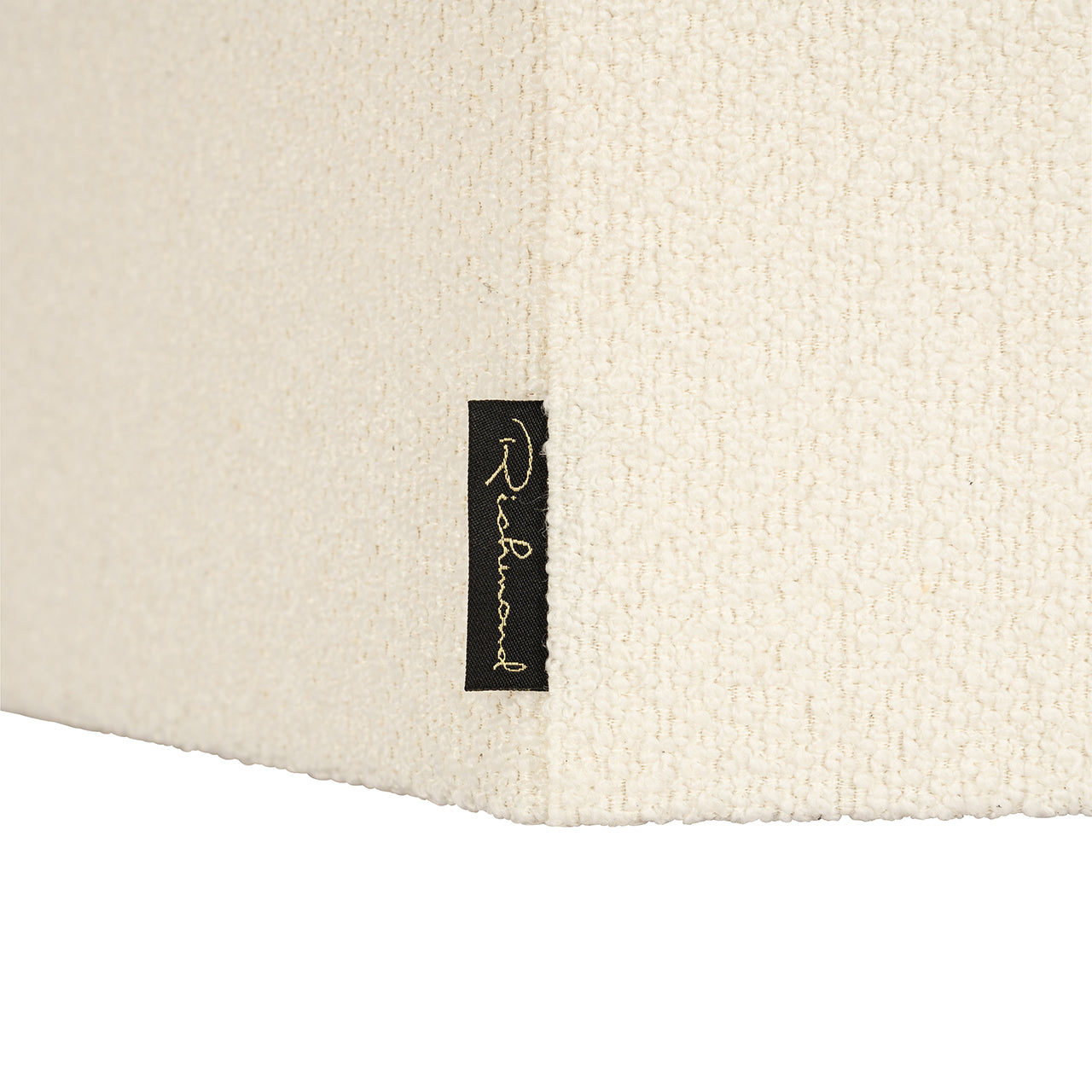 Lampshade Soho white bouclé hexagon medium (White)- Richmond Interiors