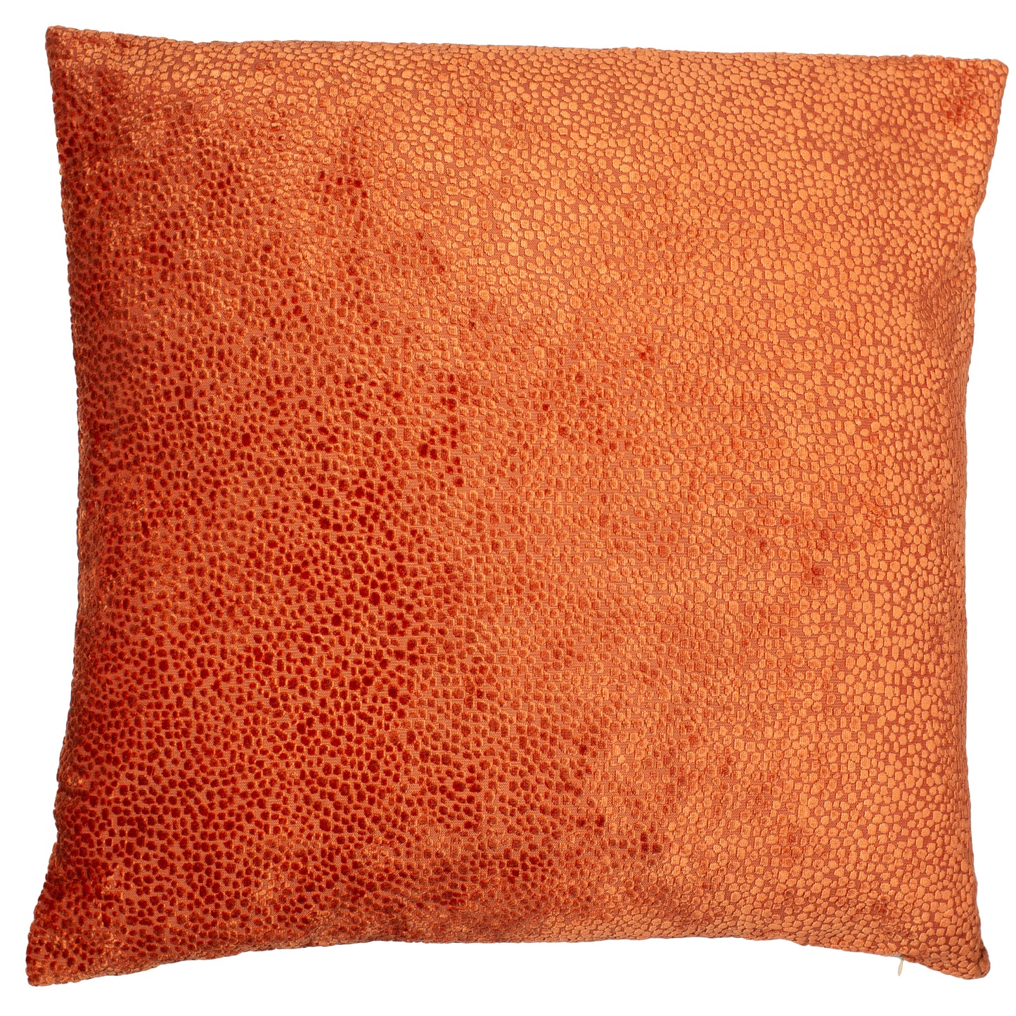 CUT VELVET DOTS ORANGE 56 X 56