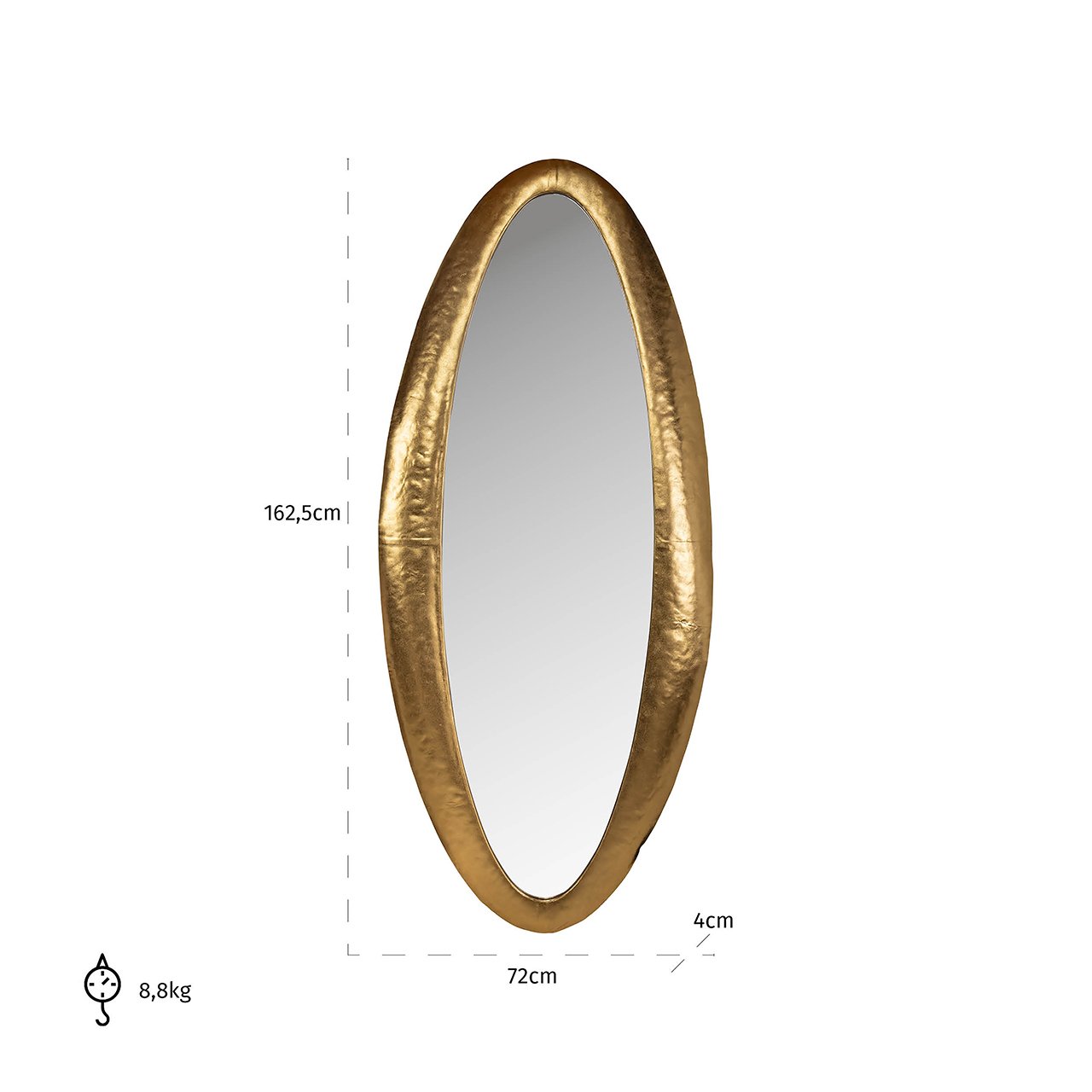 Mirror Belia gold (Gold)- Richmond Interiors