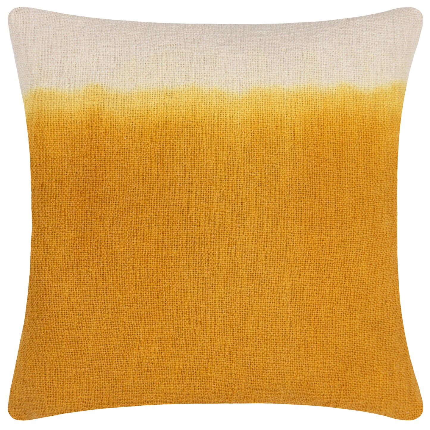 MIZU 50X50 FEATHER FILLED CUSHION OCHRE