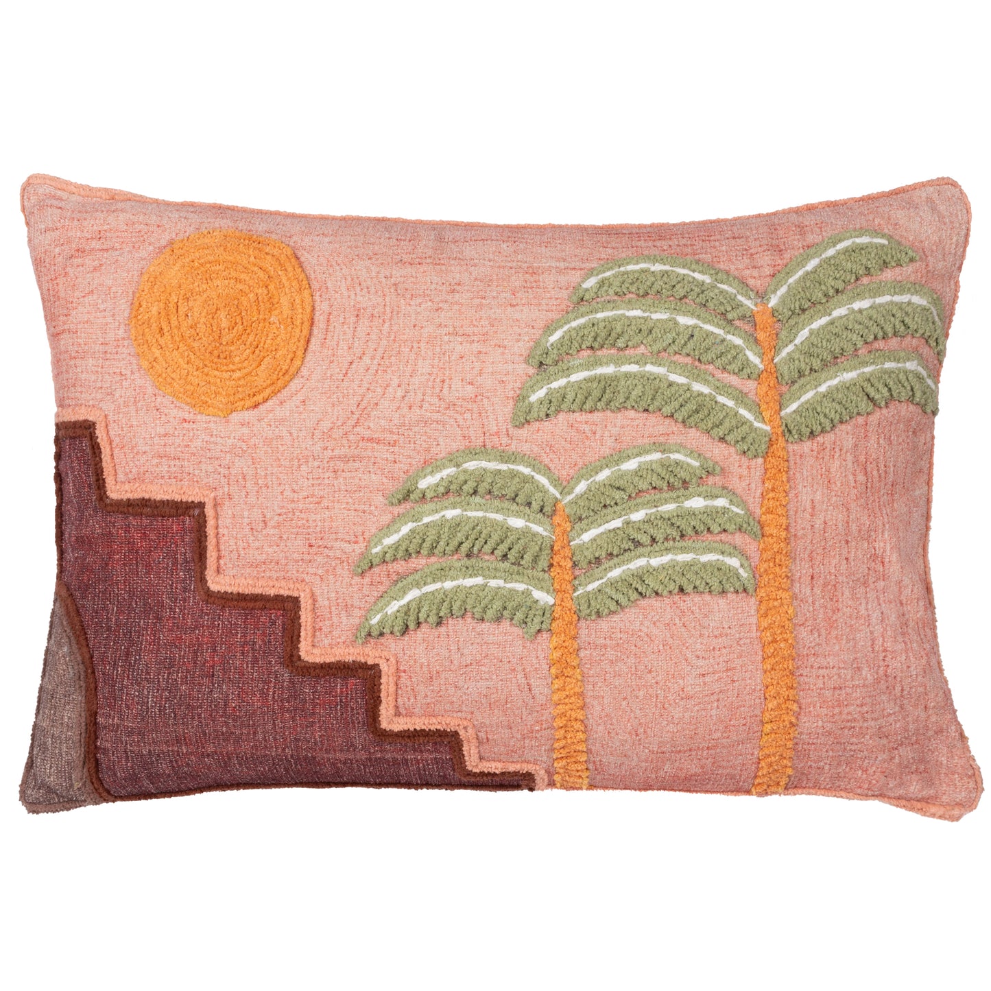 MOLOKO 40X60 FEATHER FILLED CUSHION PINK SUNSET