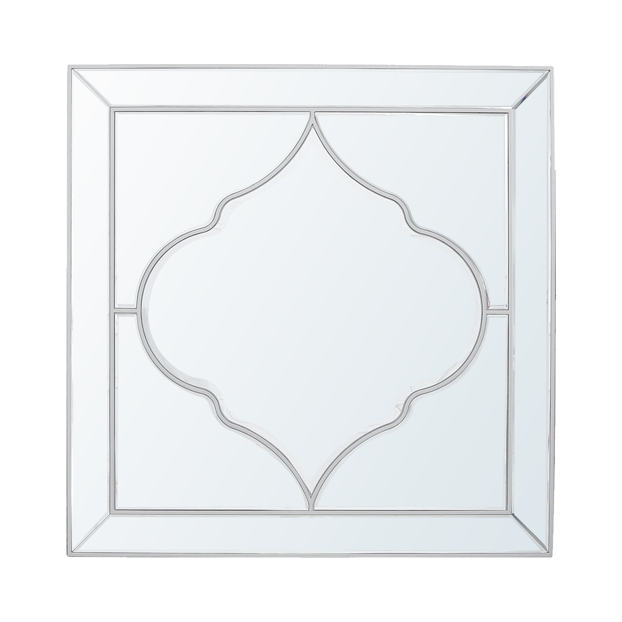 Marrakech 100cm Wall Mirror Silver