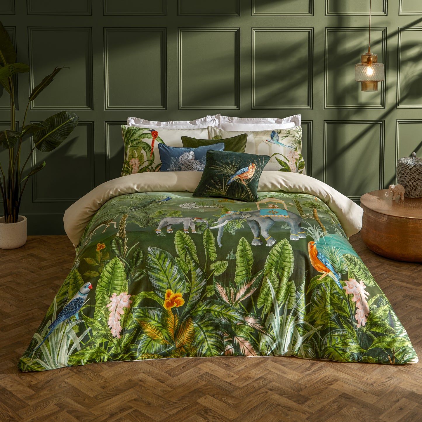 ODISHA KING SIZE DUVET SET JUNGLE