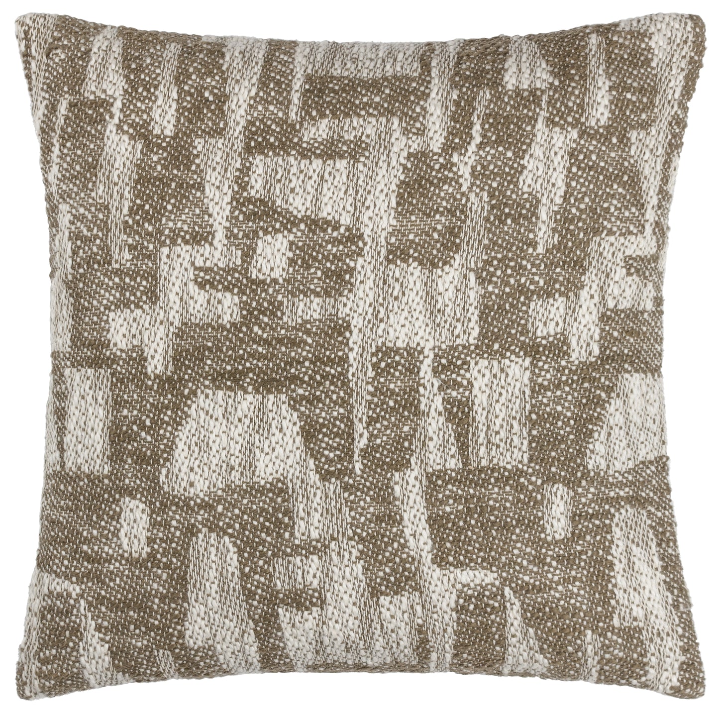 OLA 45X45 FEATHER FILLED CUSHION OLIVE
