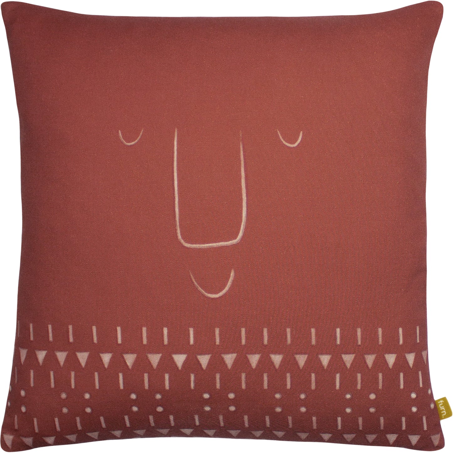 PACHA 43X43 FEATHER FILLED CUSHION TERRACOTTA