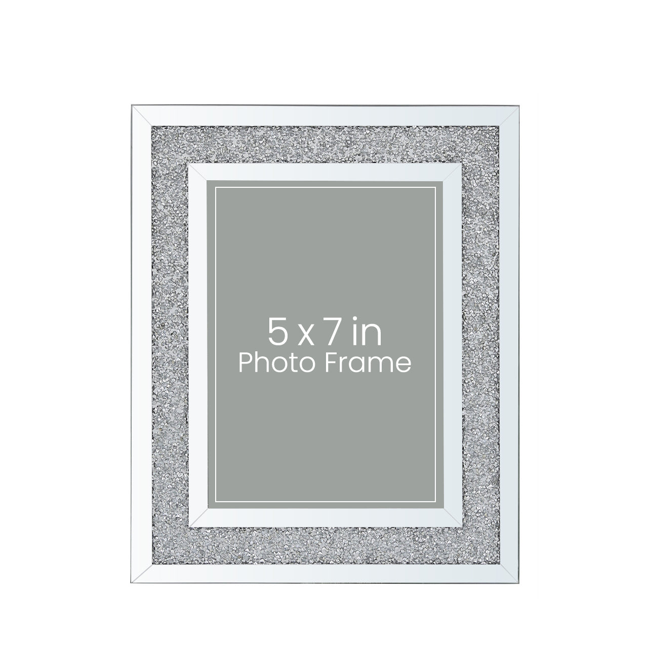 5in x 7in Milano Photo Frame Silver
