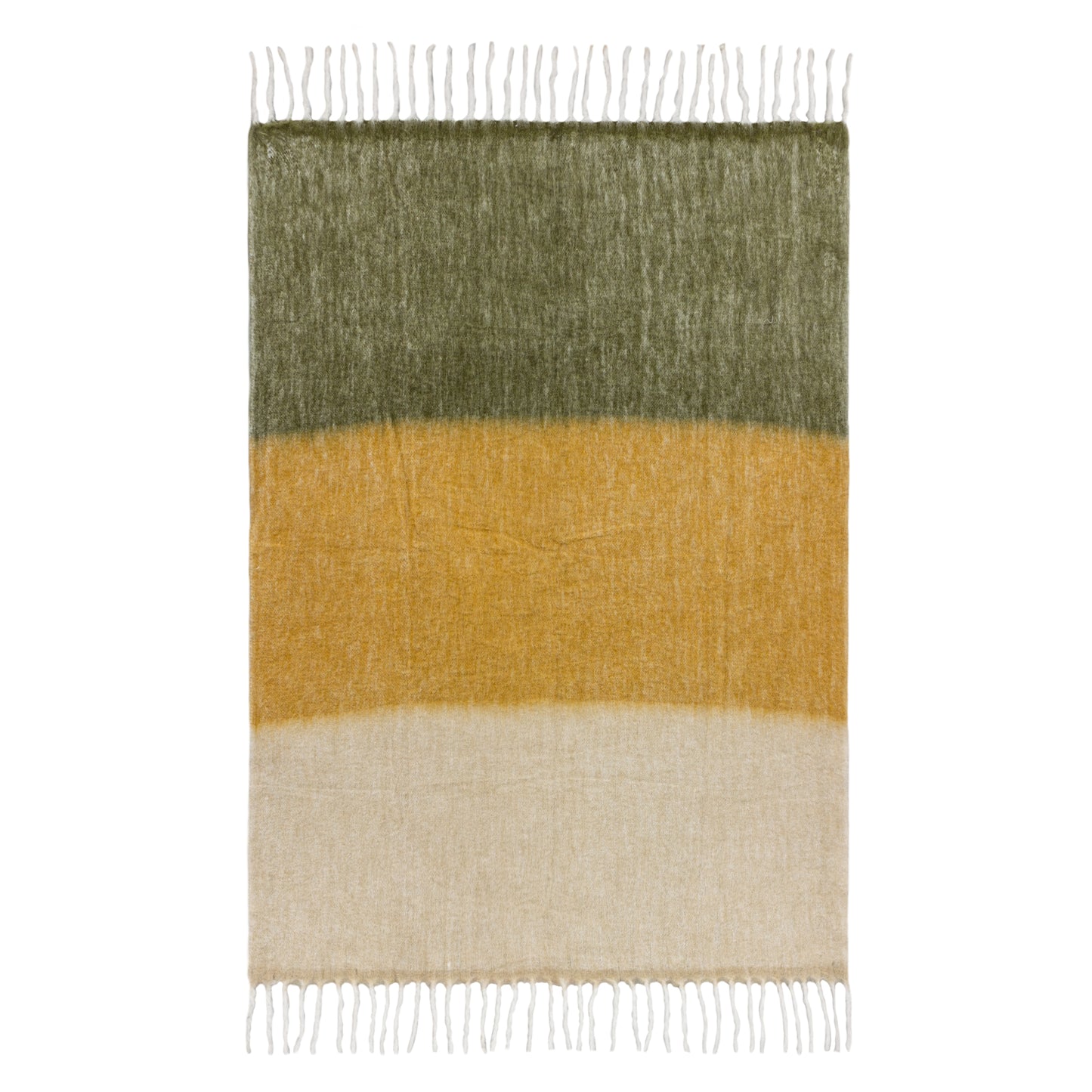 RAWTON OMBRE 130X180 THROW NATURAL/MOSS