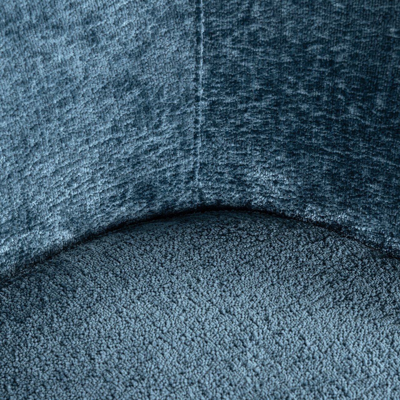 Chair Amphara blue chenille fire retardant (Bergen 601 blue chenille)- Richmond Interiors