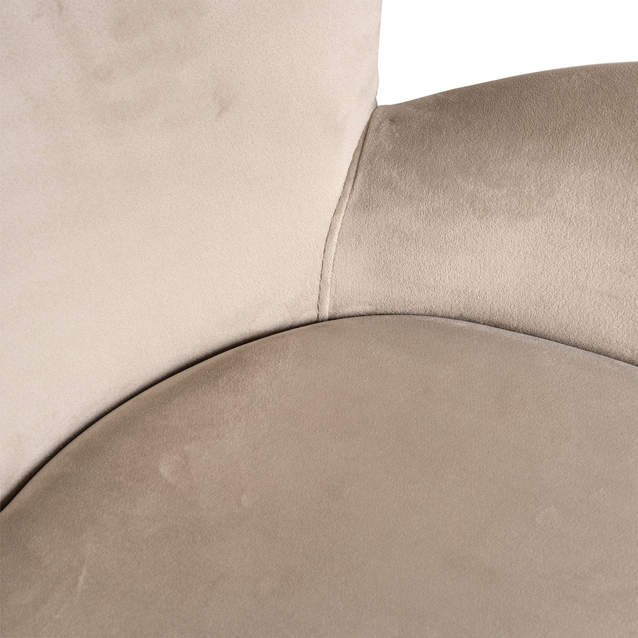 Chair Amber khaki velvet fire retardant (FR-Quartz 903 Khaki)- Richmond Interiors