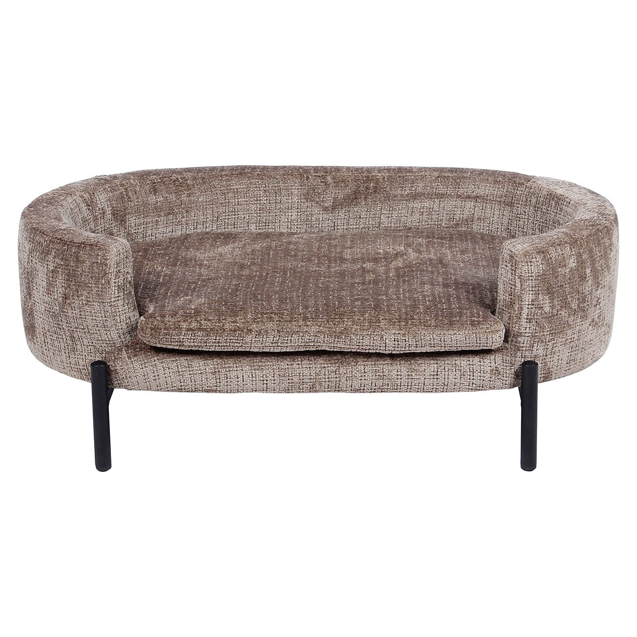 Pet bed Dolly stone chenille (Niagara 104 Stone Chenille)- Richmond Interiors