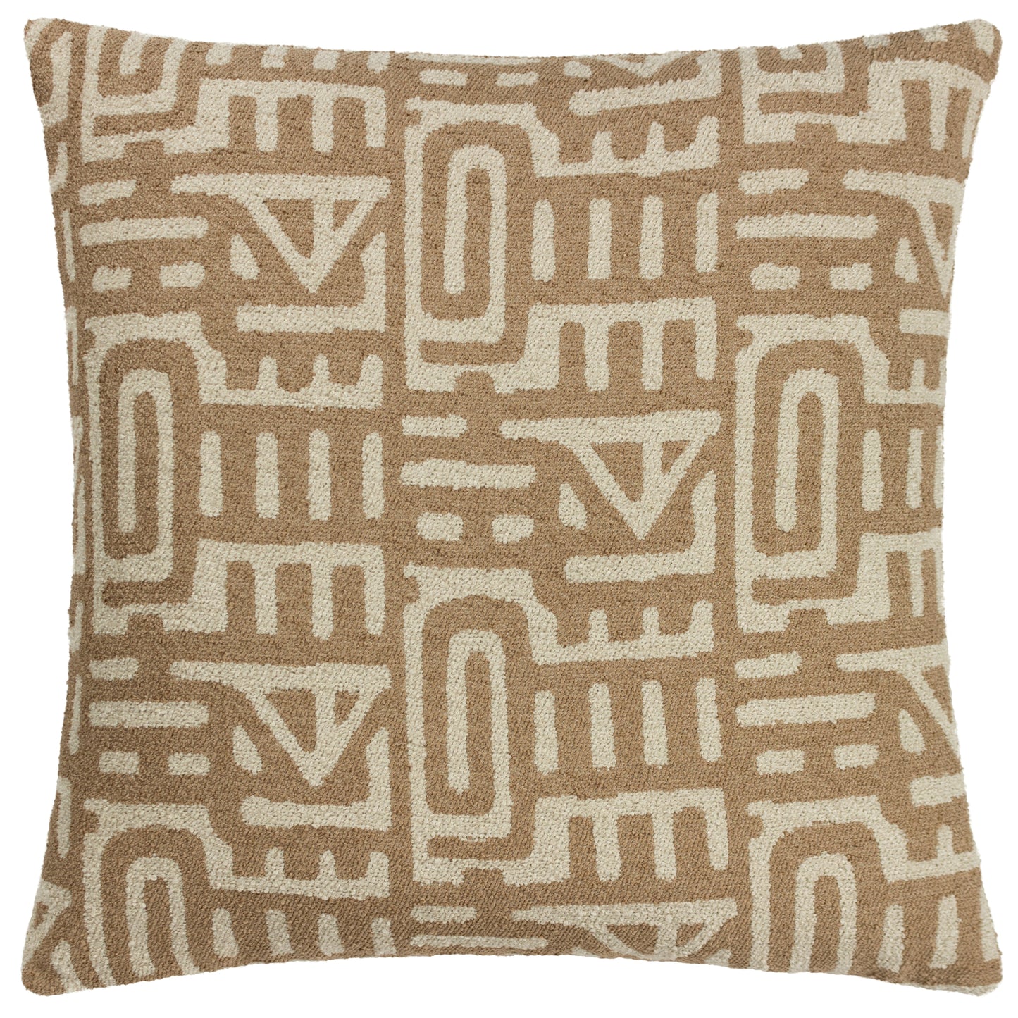 SAMOS 60X60 FEATHER FILLED CUSHION TOFFEE/NOUGAT
