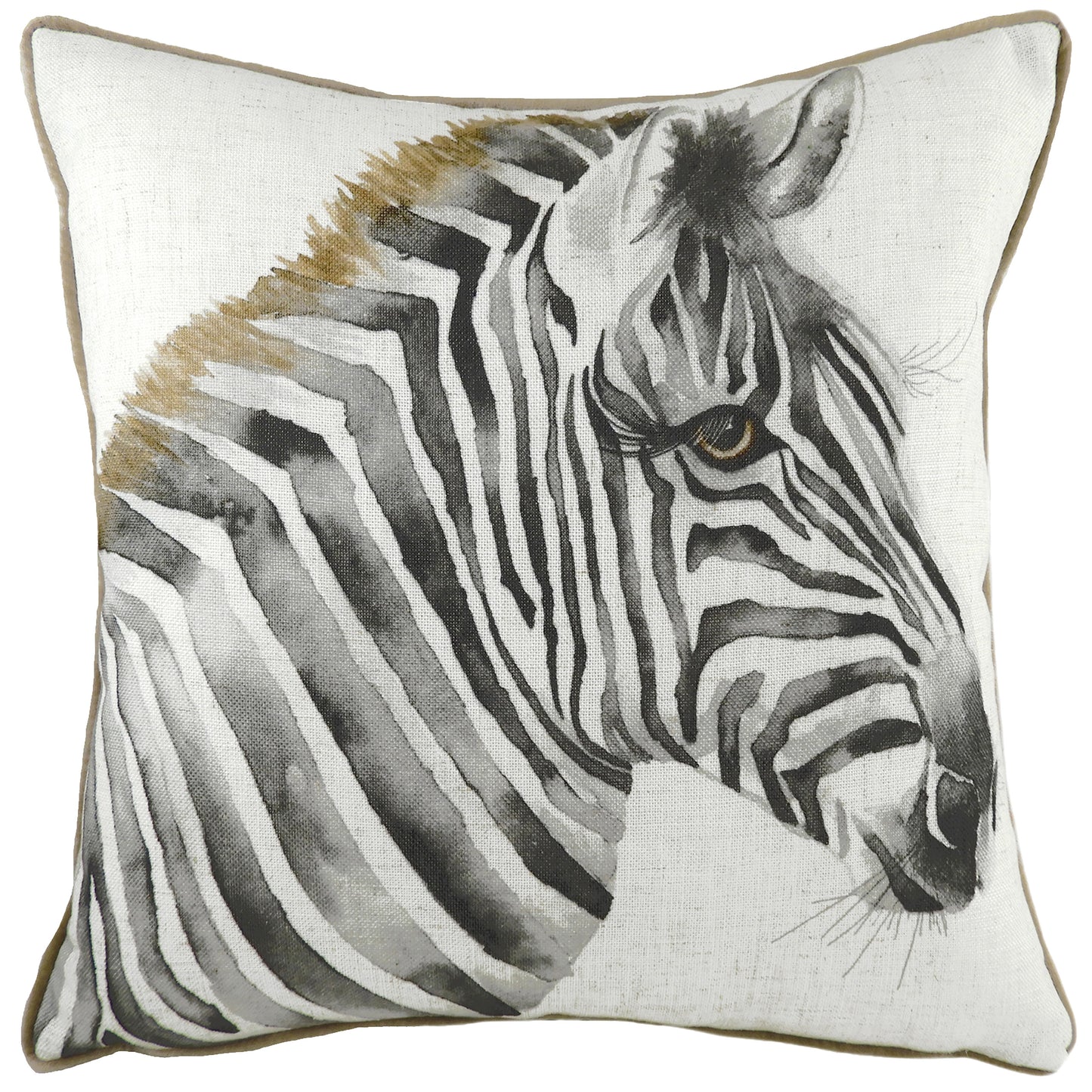 SAFARI ZEBRA RV MB 43X43 C/C WHITE
