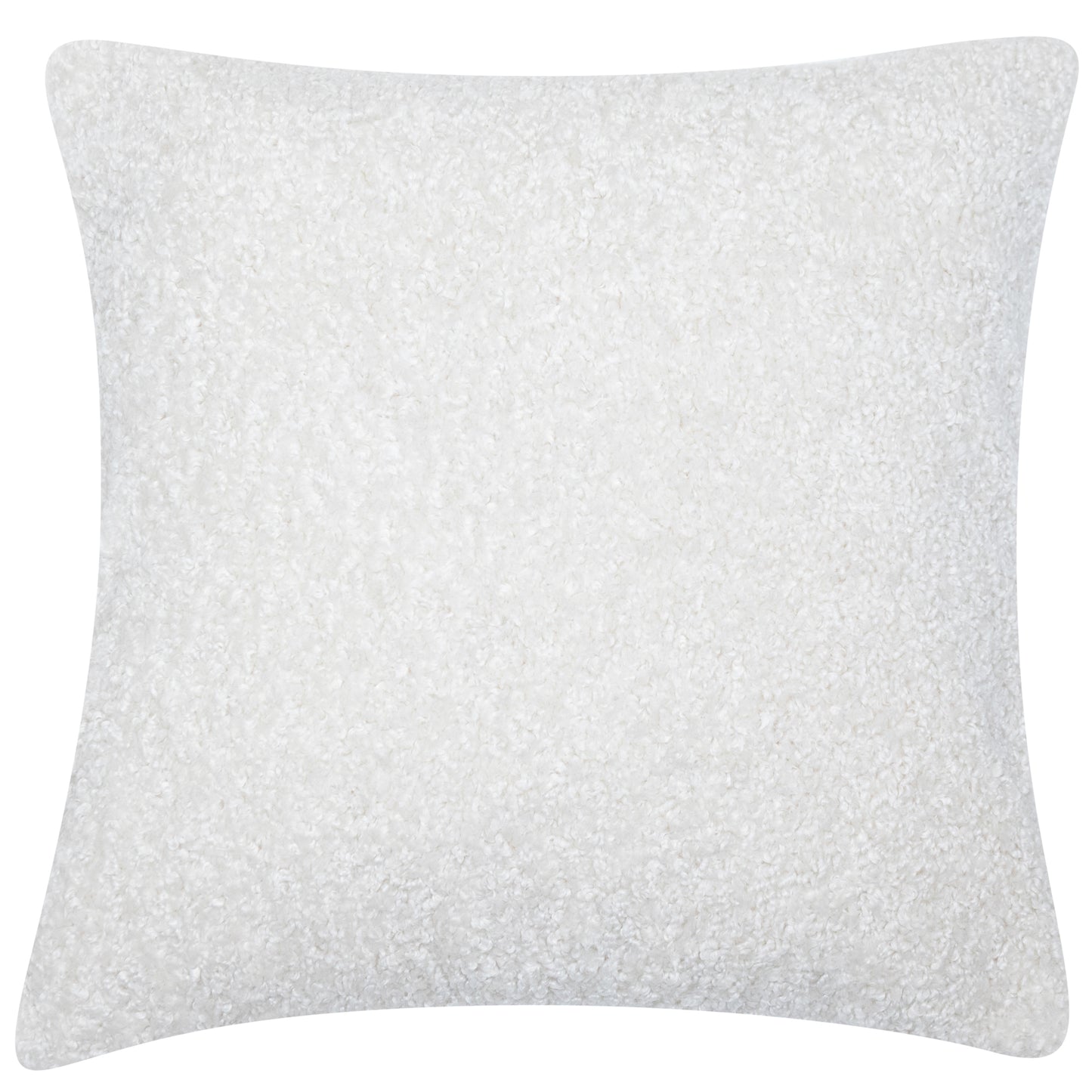 TEXTURED FAUX FUR IVORY 45 X 45