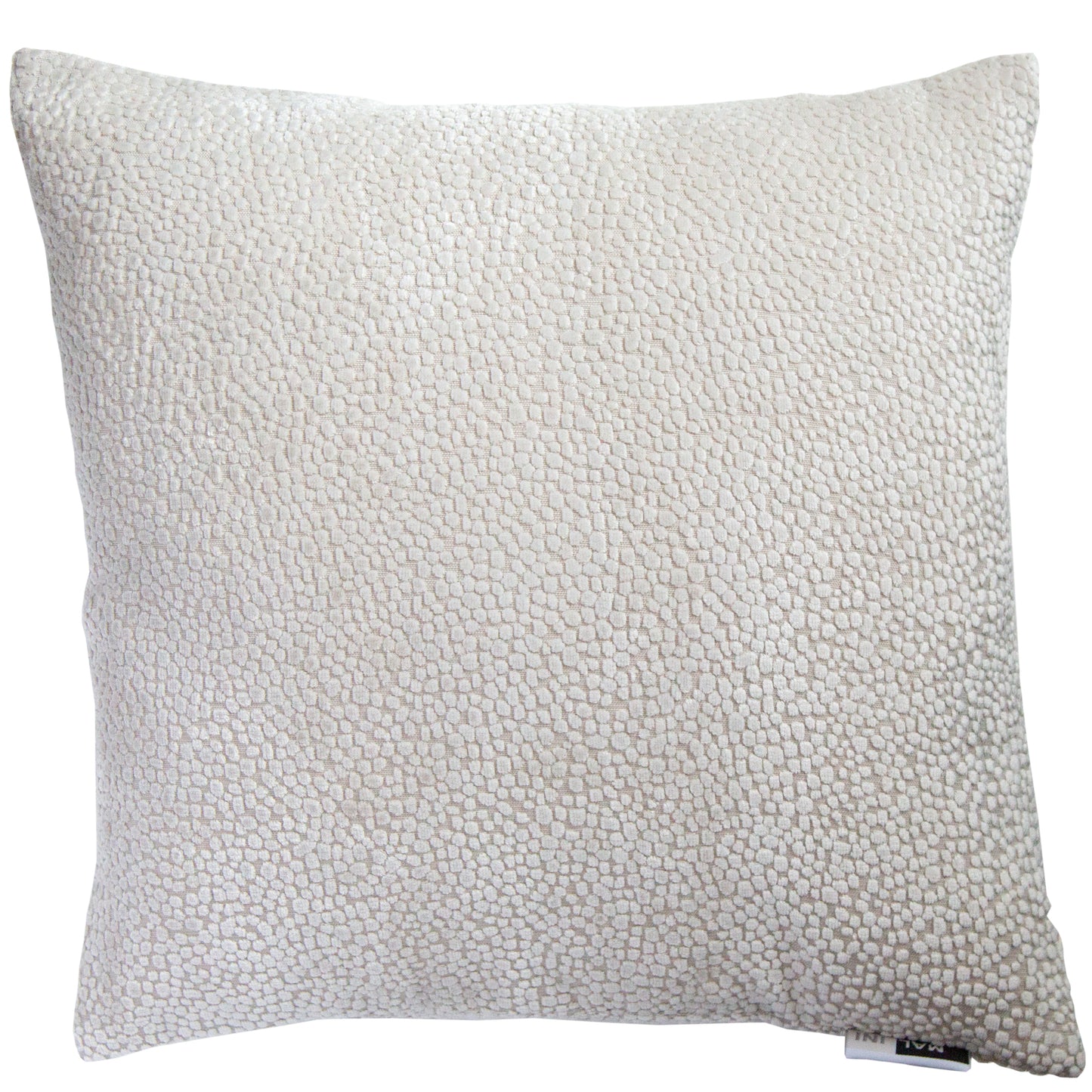 CUT VELVET DOTS IN CREAM 43 X 43