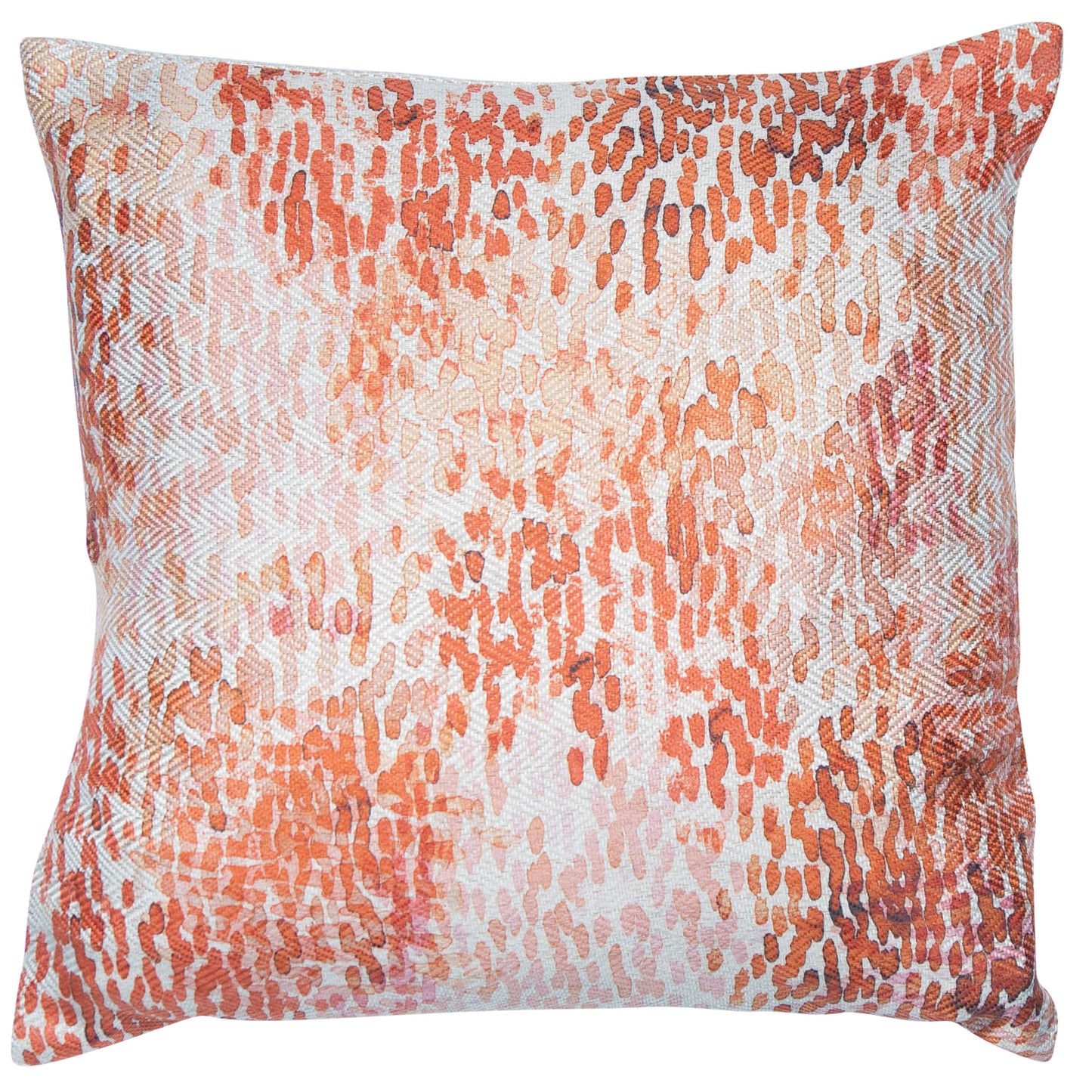 PATTERN PRINT ON TEXTURE ORANGE 45 X 45