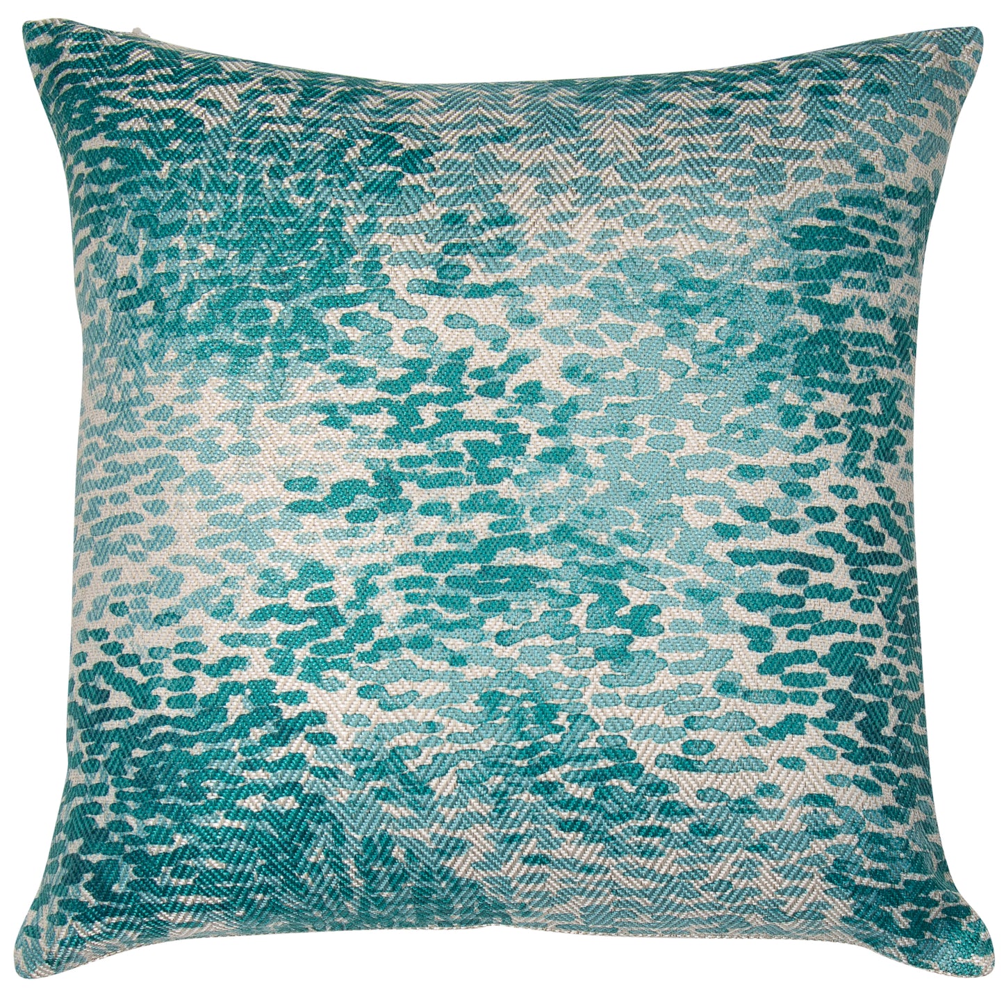 PATTERN PRINT ON TEXTURE TEAL 45 X 45