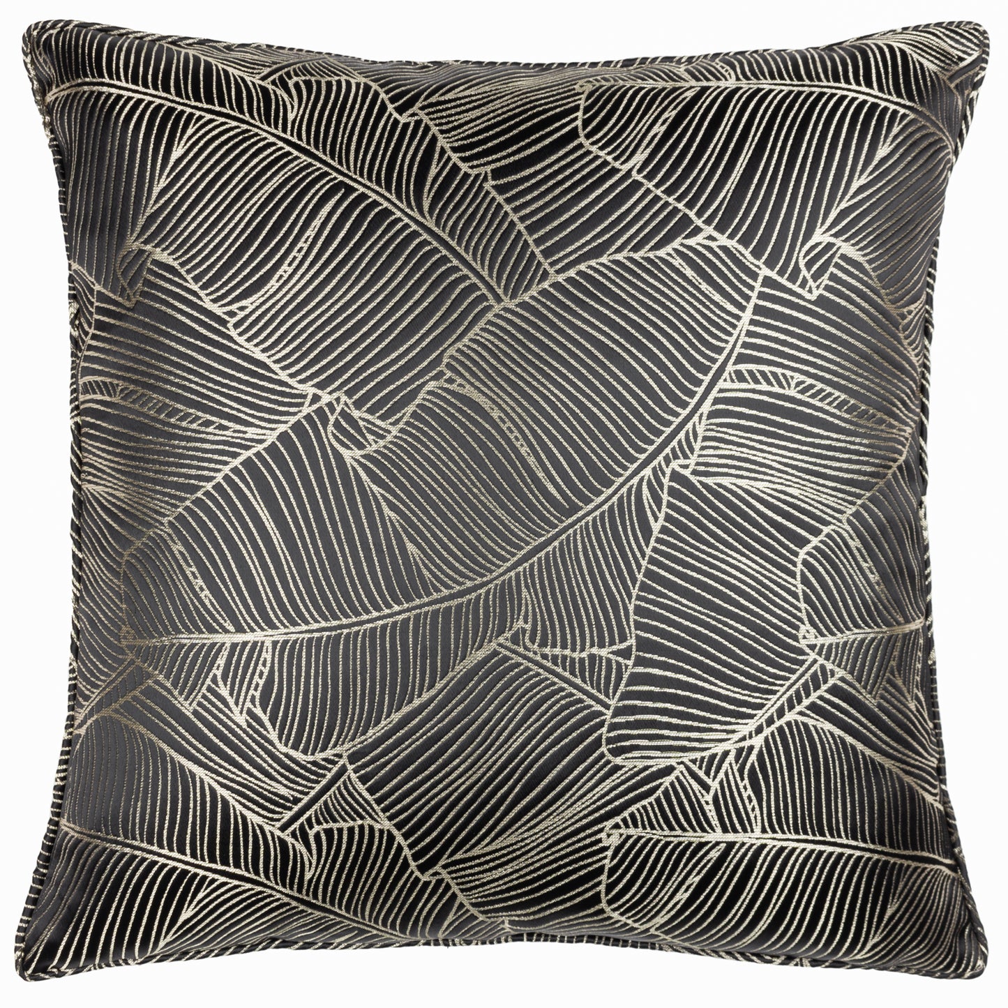 SEYMOUR 50X50 FEATHER FILLED CUSHION BLACK
