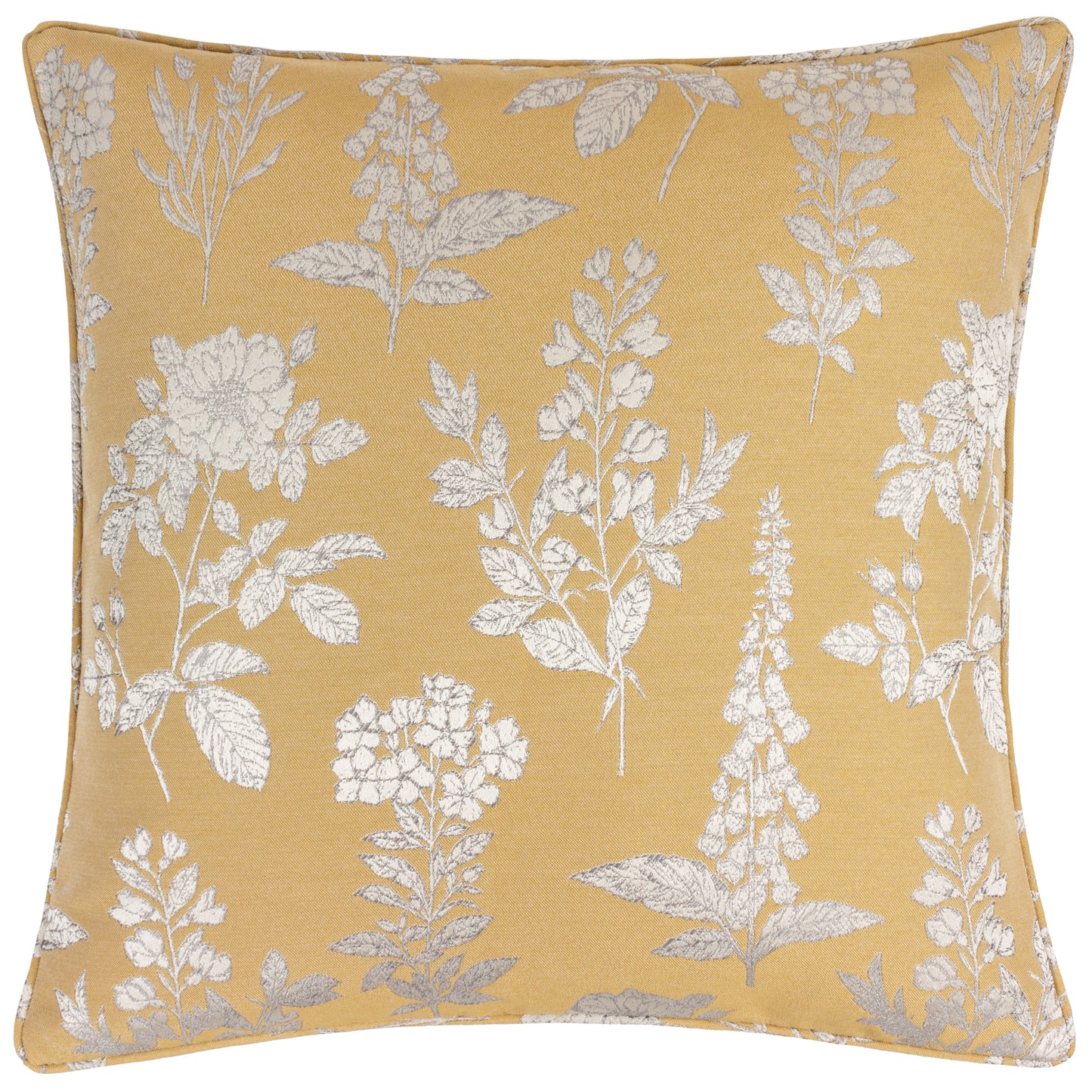 SOPHIA 50X50 FEATHER FILLED CUSHION GOLD