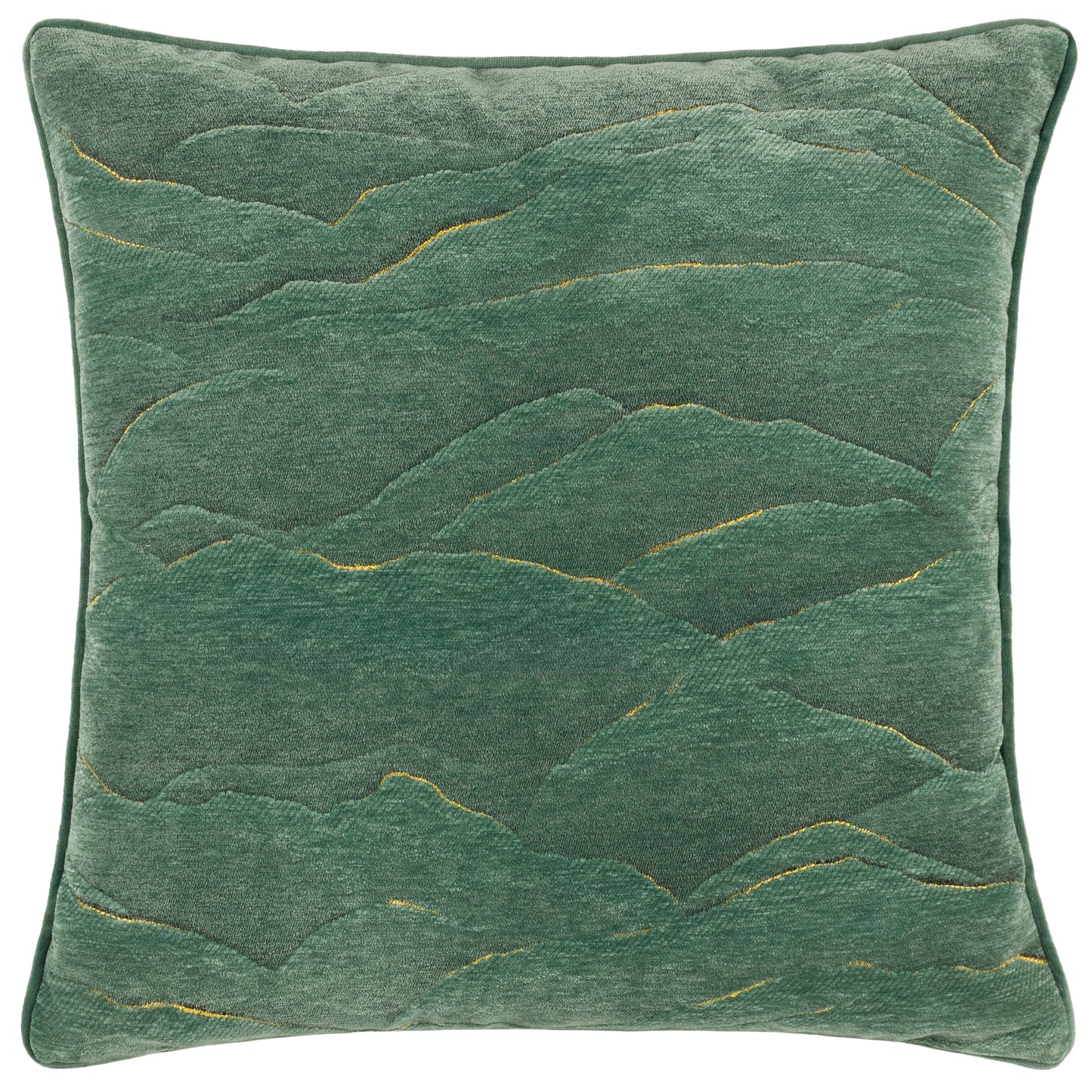 STRATUS 45X45 FEATHER FILLED CUSHION JADE
