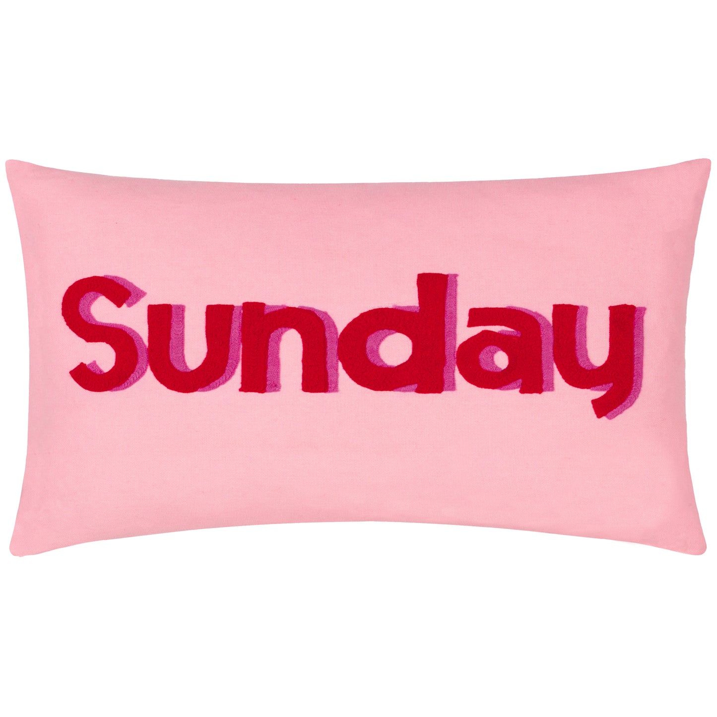 SUNDAY 30X50 FEATHER FILLED CUSHION PINK