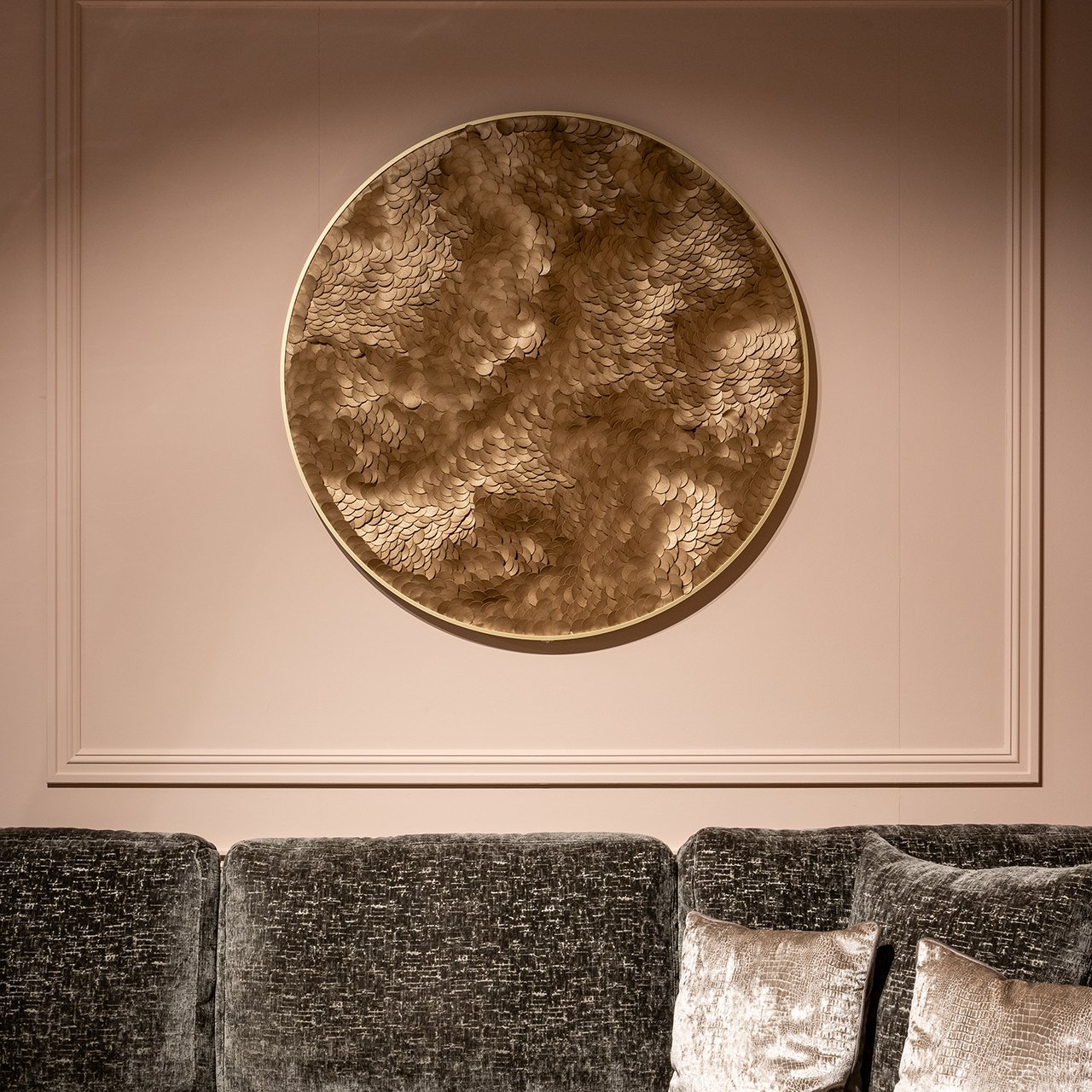 Wall art Bloom (Gold)- Richmond Interiors