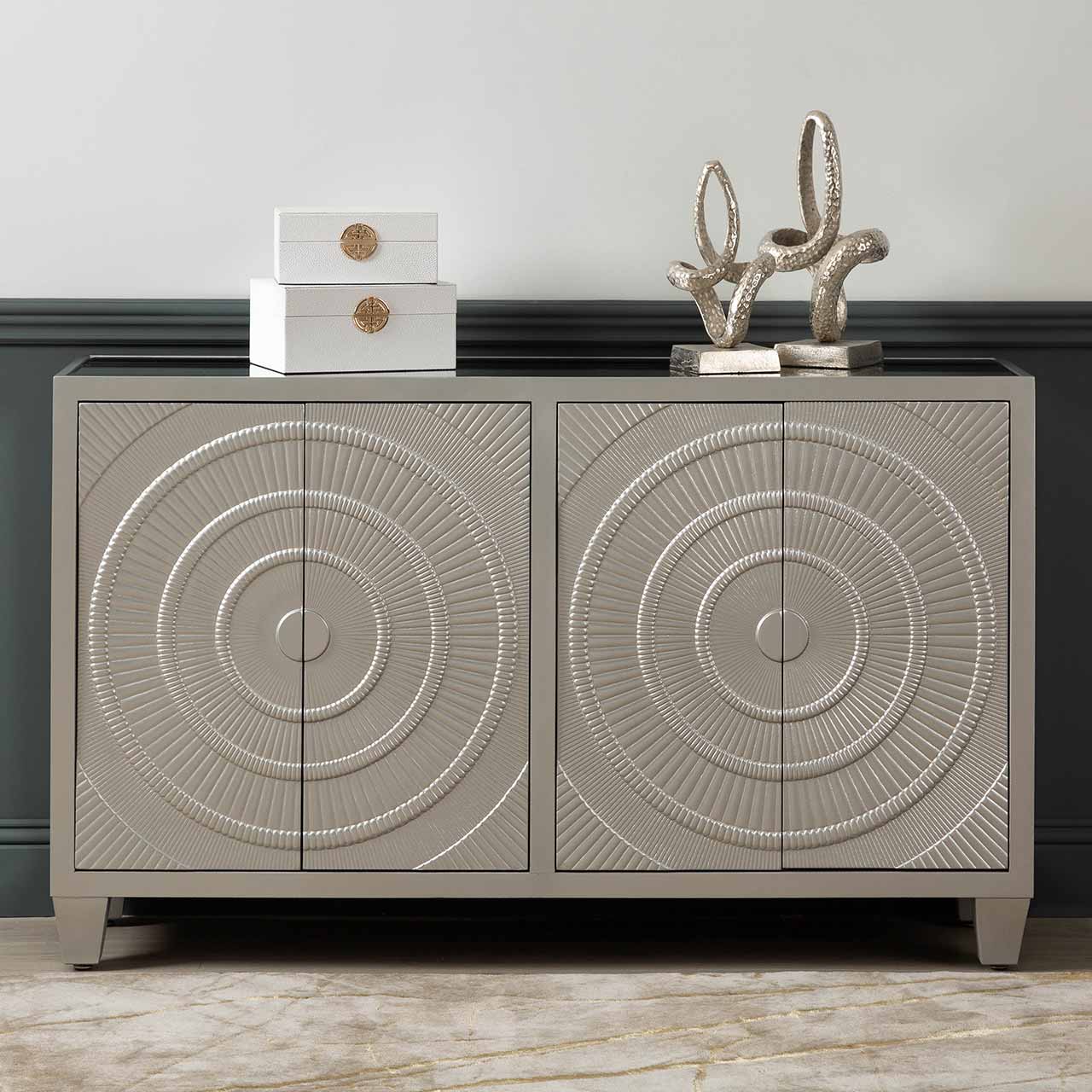 Cirque 4 Door Sideboard Champagne