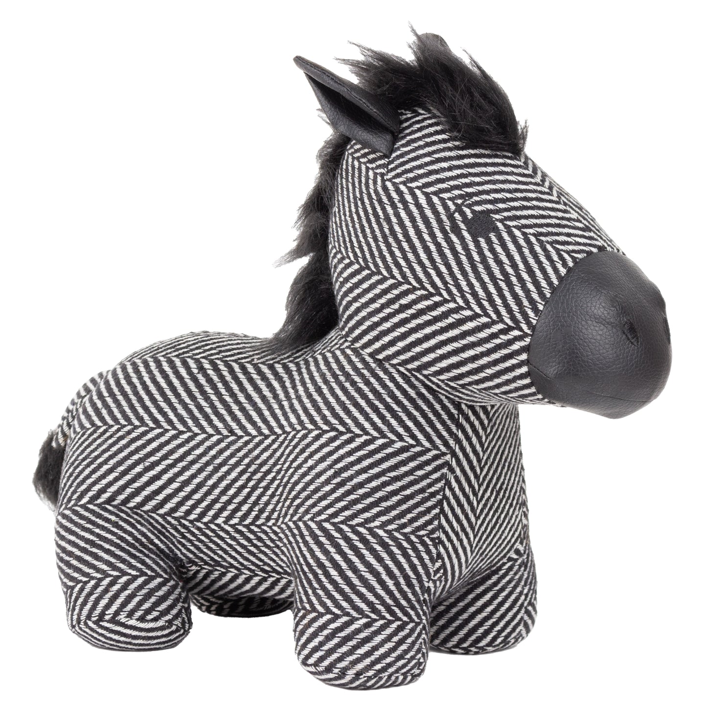 ZEBRA DOORSTOP BLACK