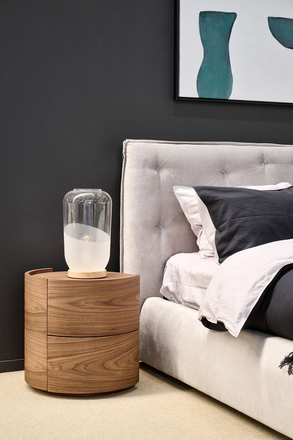 Dexter Bedside Table - Walnut - Pair - Tommy Franks