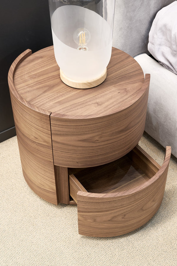 Dexter Bedside Table - Walnut - Pair - Tommy Franks