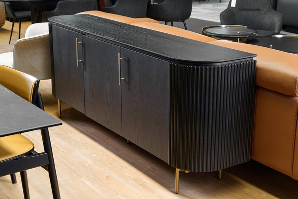 Lantine Buffet - Black Oak & Brass - Tommy Franks