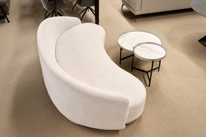 Cove 4-Seater Sofa - Avery Velour Cream - Tommy Franks