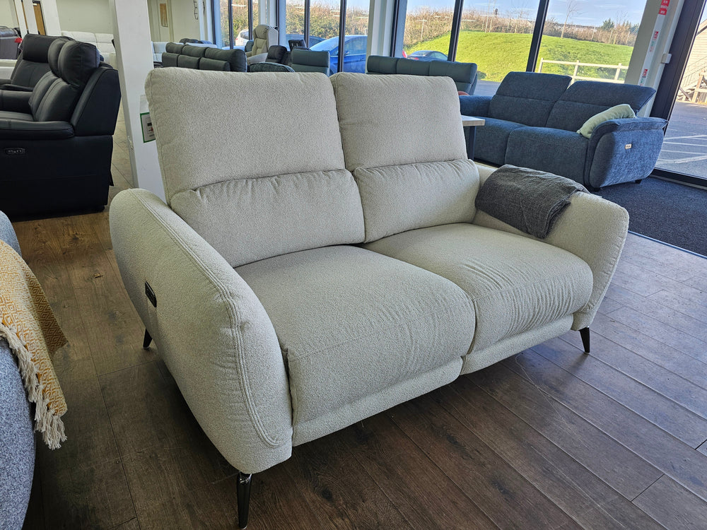 Sorrento Electric Recliner Beige 2 Seater - Xshowhome