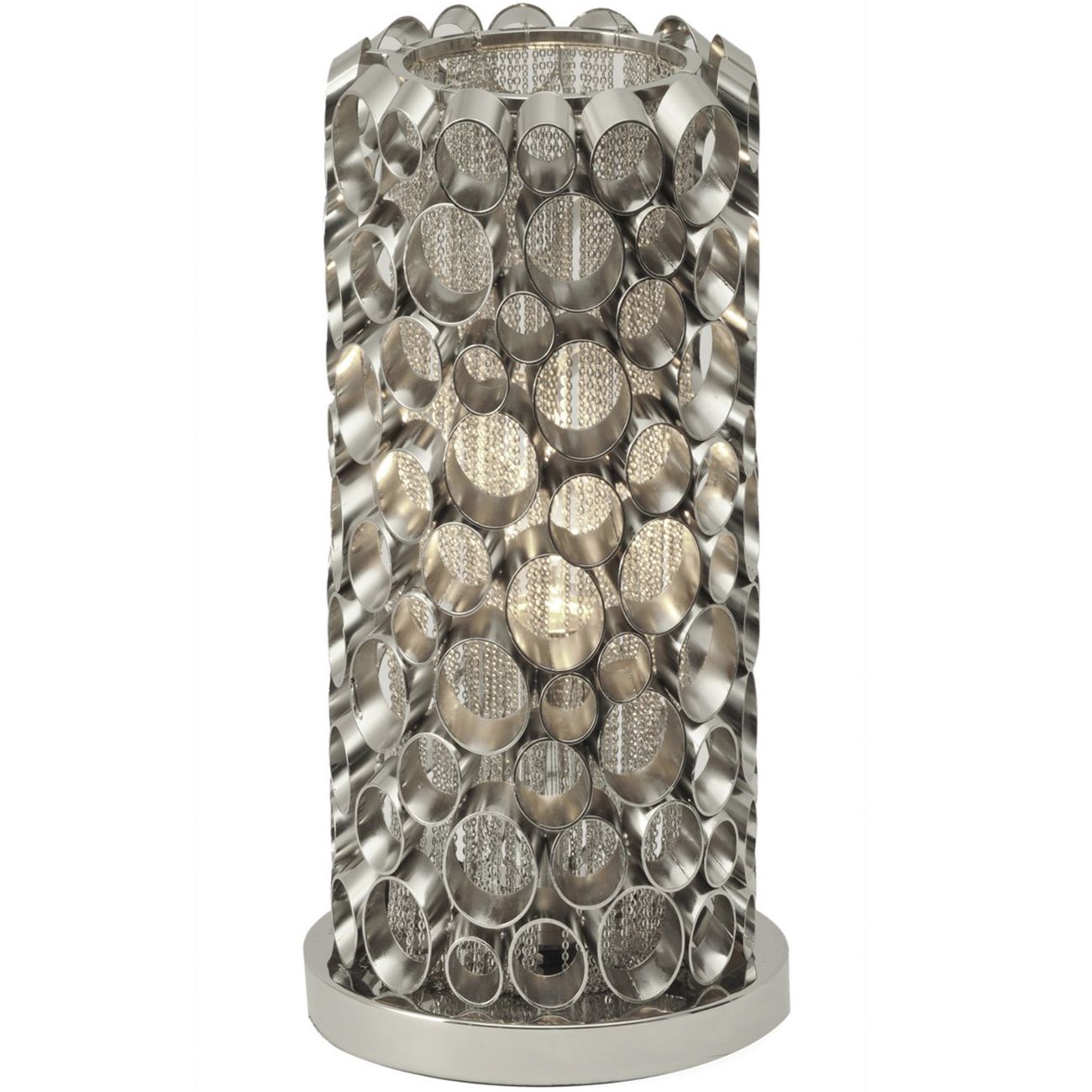 Venus Nickel Tube Table Lamp E27 60W