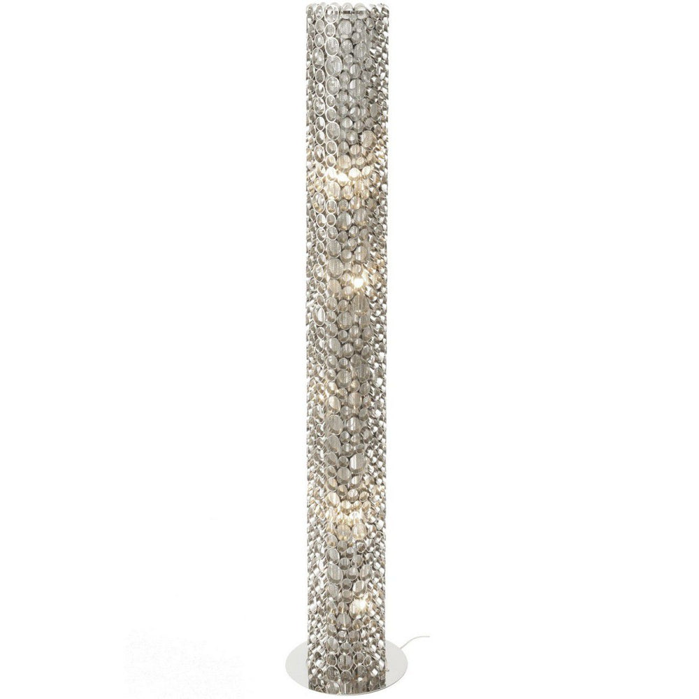 Venus Nickel Tube Standard Lamp by Libra