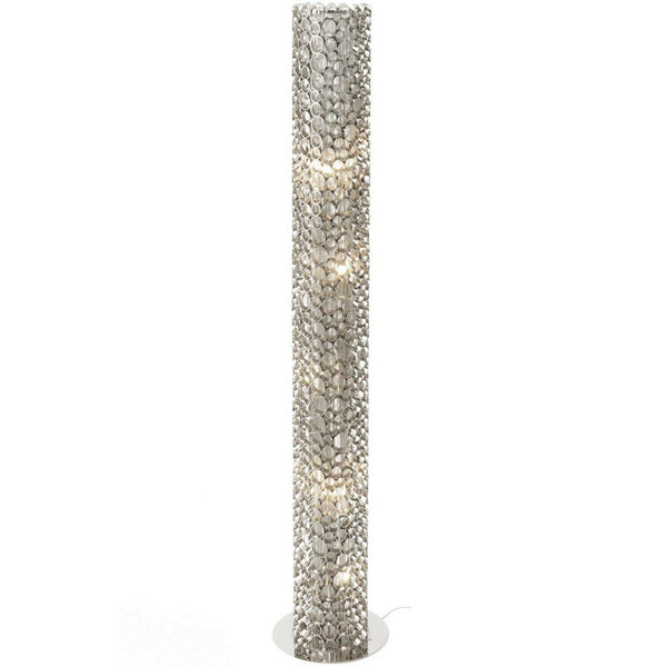 Venus Nickel Tube Standard Lamp by Libra